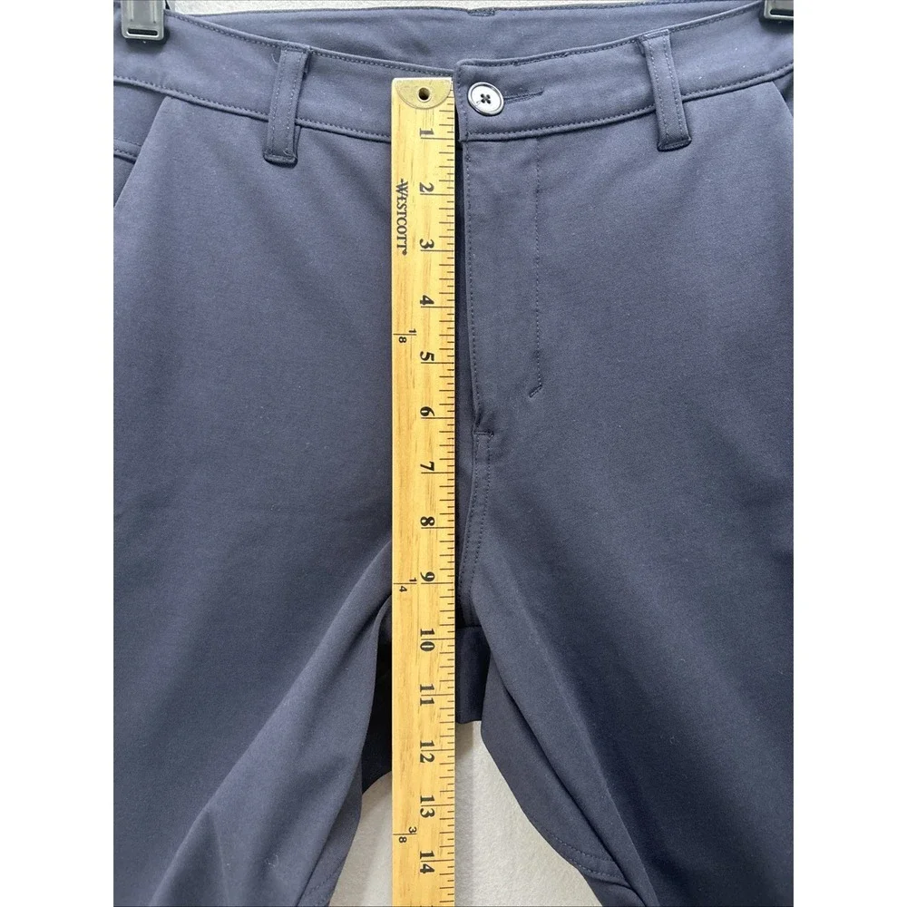 BYLT Premium Basics Everyday Pant 2.0 Mens 30x32 Tall Slim Fit Navy Blue Stretch